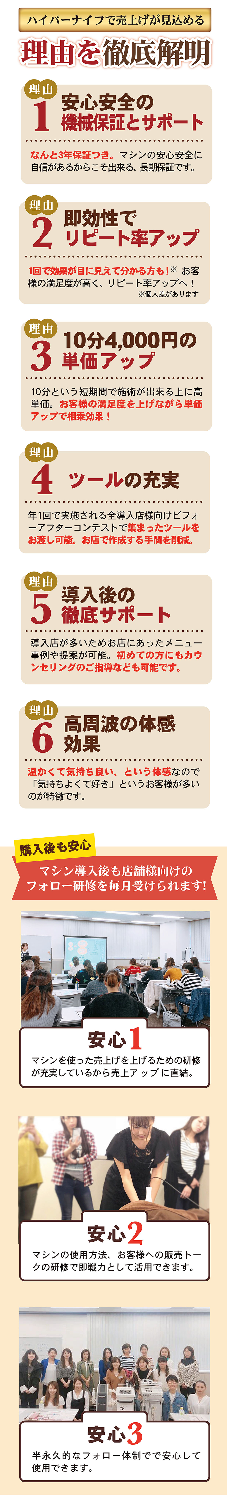 ハイパーナイフで売上げが見込める理由